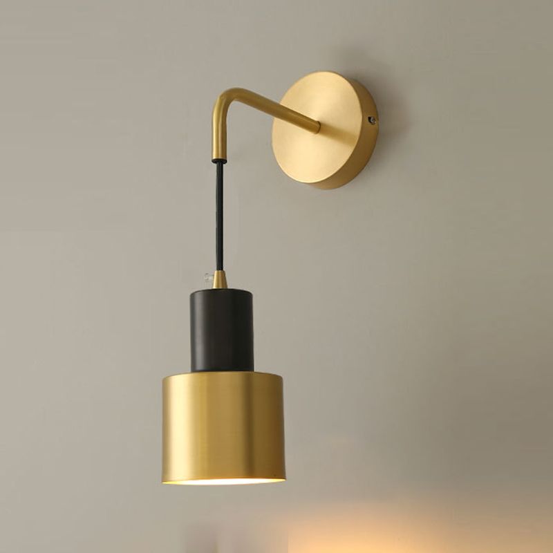 Goldene postmoderne Wandleuchte eine Lampenwandleuchte für Schlafzimmer