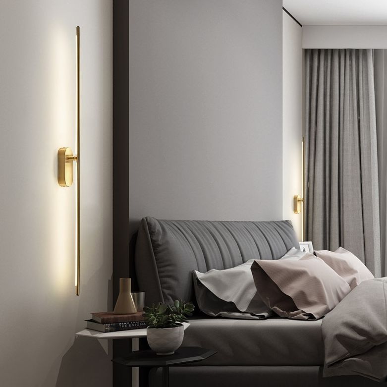 Lineaire strip wandverlichting moderne metalen wandbevestiging lamp voor slaapkamer woonkamer