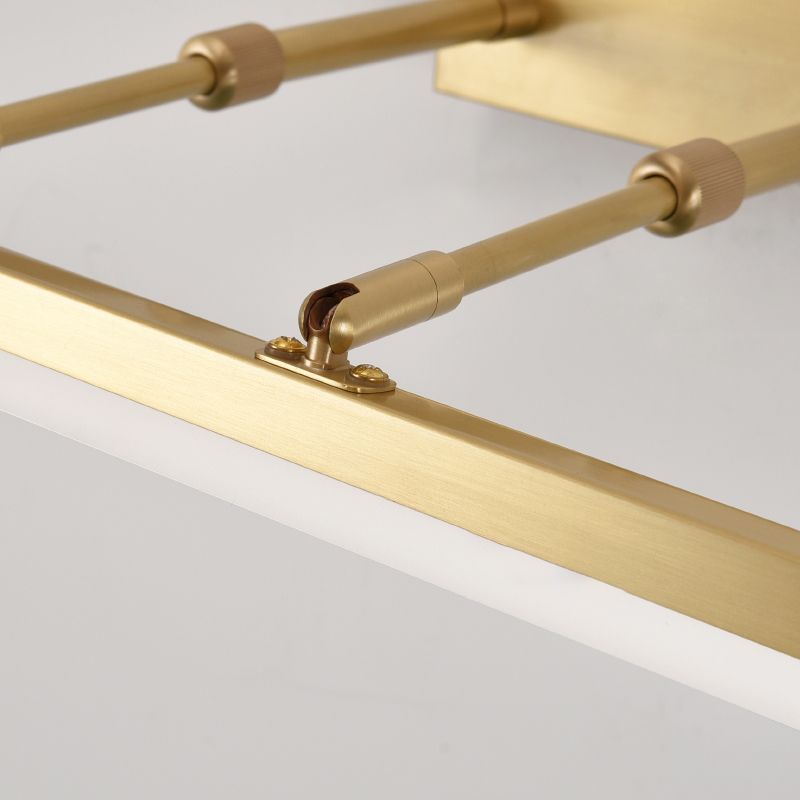 Modern Minimalist Minimalist Acrilico per vanità montate in rame Acrilico 1 Light Wall Light Freedurs