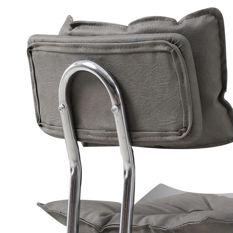 Schwenkbar verstellbarer moderner Barhocker Büro Low Back Leder Counterstuhl