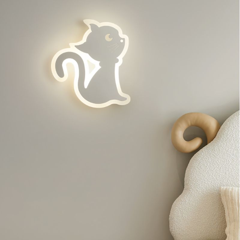 Modern Style Sconce Light Fixture Household Cat Wall Mounted Lamp for Sitting Room