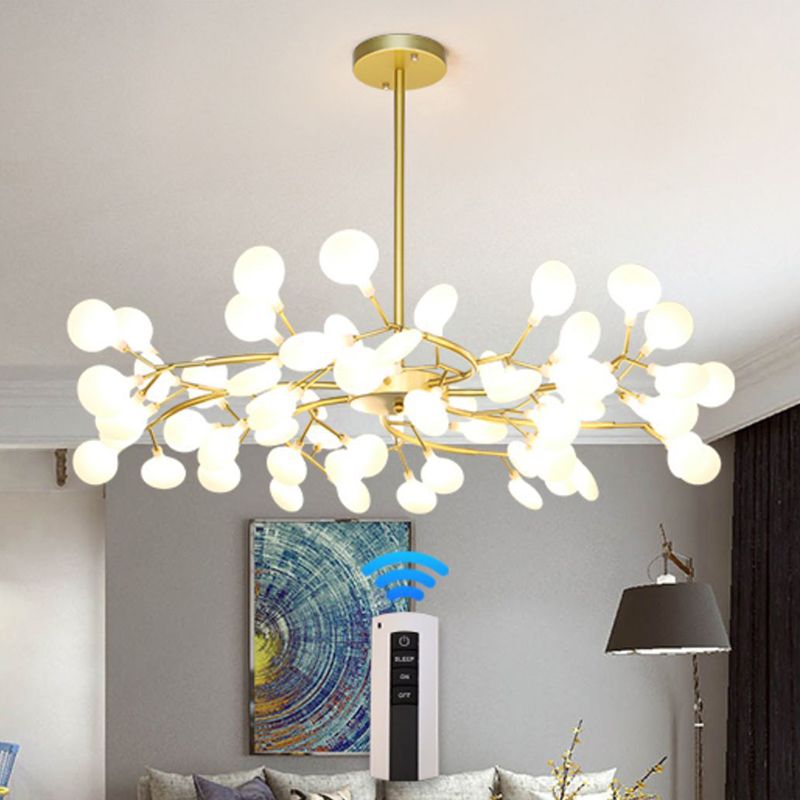Heracleum Chandelier Light Fixture Modern Designer Acrylic Pendant Lighting for Restaurant