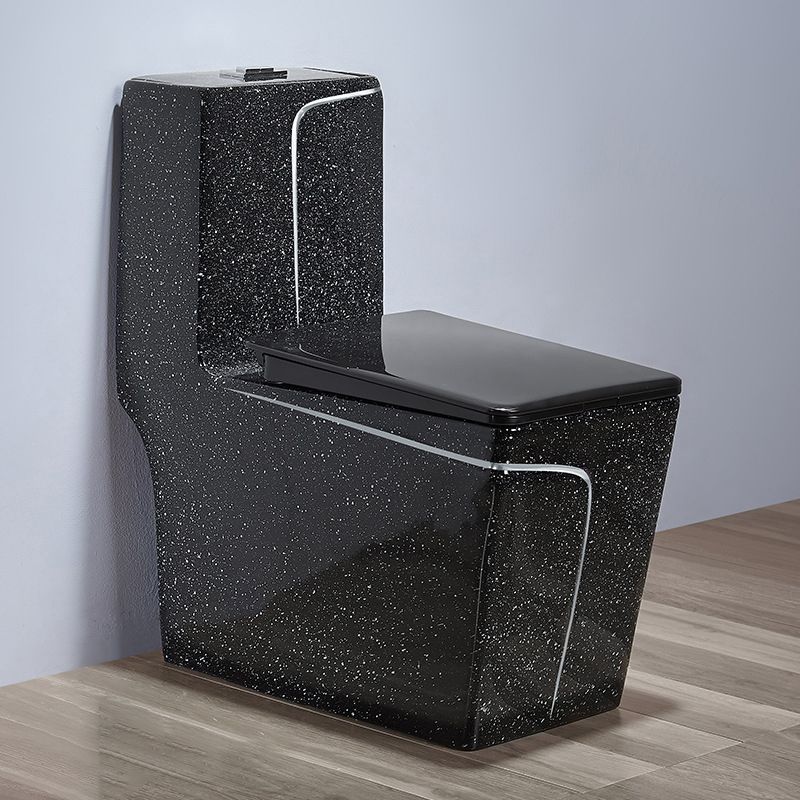 Floor Mount Flush Toilet Traditional One-Piece Toilet with Slow Close Seat