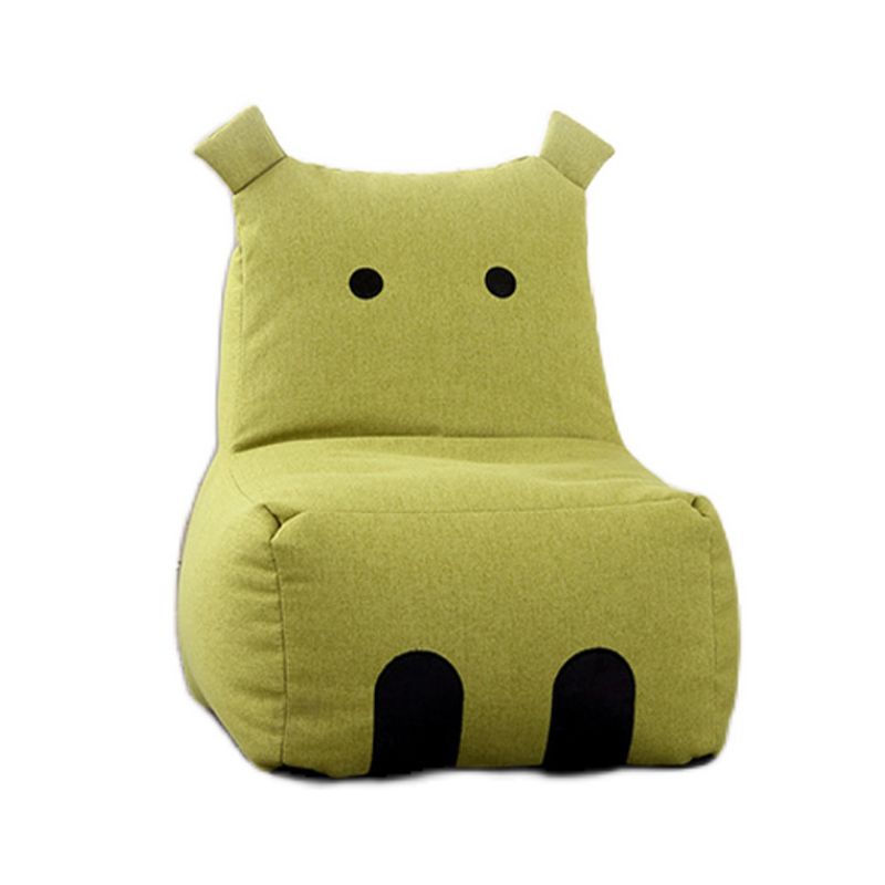 Linen Blend Armless Chair, 22.05" W √ó 17.72" L √ó 23.62" H/ 27.56" W √ó 23.62" L √ó19.69" H