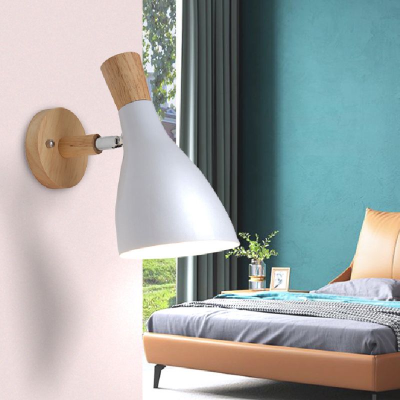 Flare Wall Light Sconces Nordic Metal 1 Light Wall Mount Light Fixture