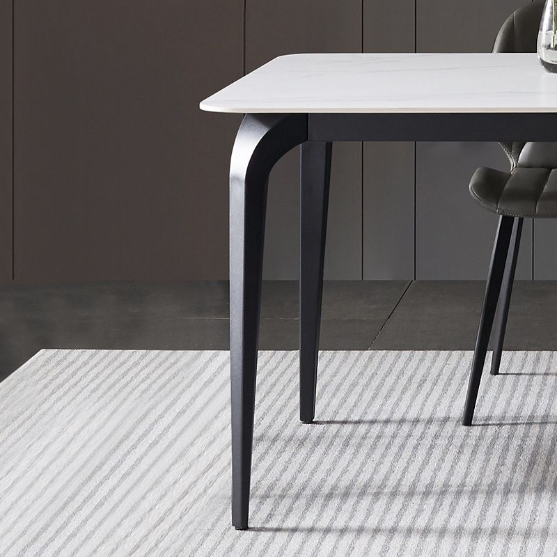 Designer Style Rectangle Dining Set 1/4/5/7 Pieces Sintered Stone Top Dinette Table Set