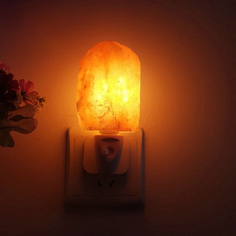 Modern Creative Creative Stone Wall Light Energy Saving White Plug in LED Night Light per corridoio