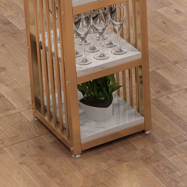 Contemporary Bistro Bar Desk Storage Indoor Double Pedestal Bistro Bar Table