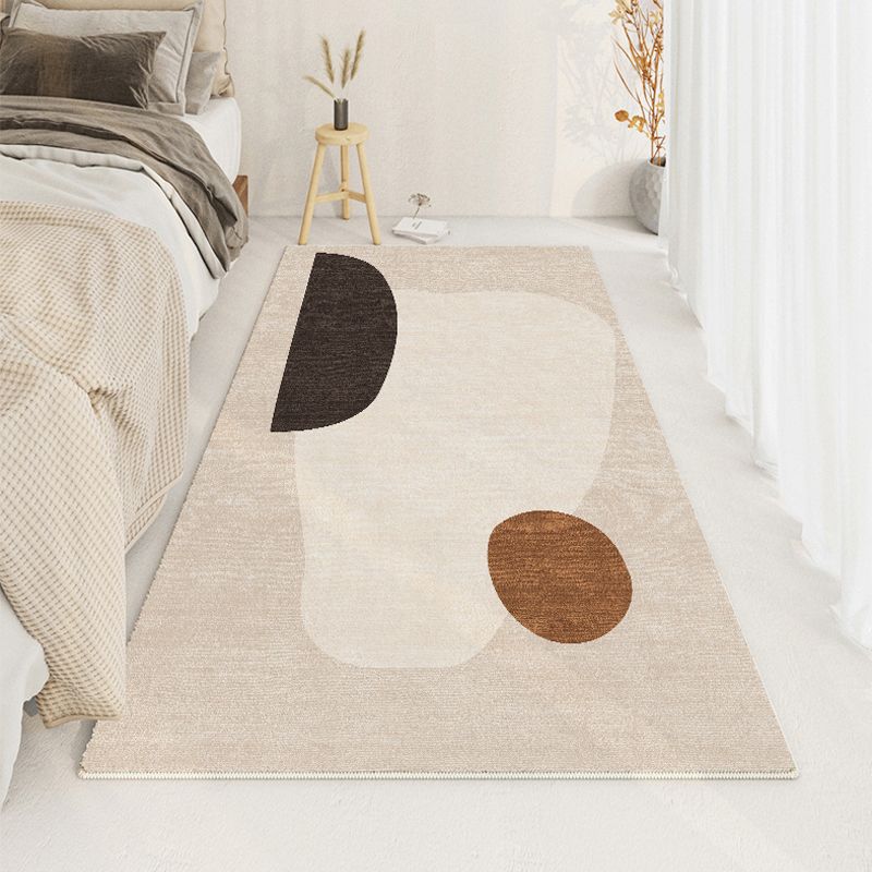 Zwart modern tapijt kneeftje kleur tapijt wasbaar tapijt voor woonkamer