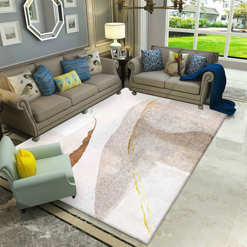 Bruine kleur knobbelt tapijt poolster modern vloerkleed vlekbestendig kleed voor woonkamer