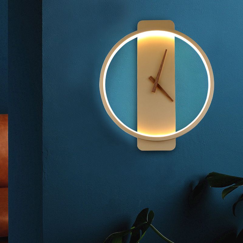 Metal Geometric Sconce Lights Modern Style 1 Light Wall Lighting Fixtures