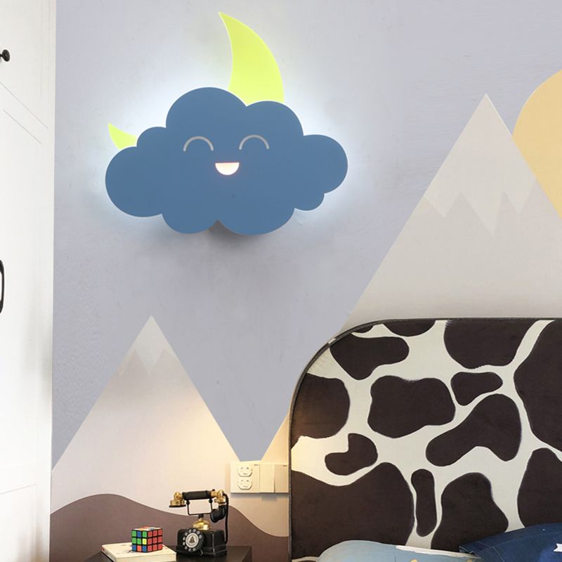 1-Light Geometric Wall Light Fixtures Modern Style Metal LED Light Fixture
