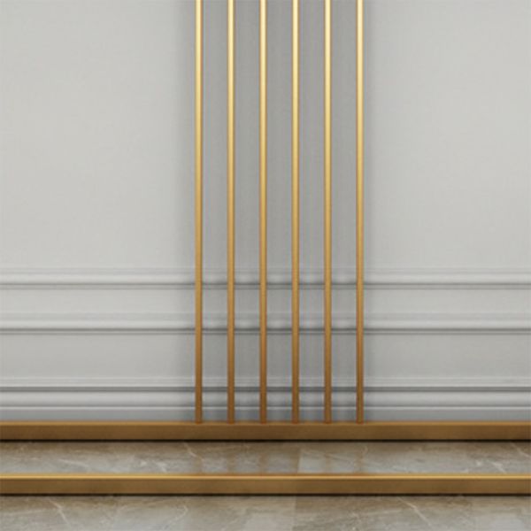 Glam Accent Table Marble Top Golden Sofa Console Table for Hall