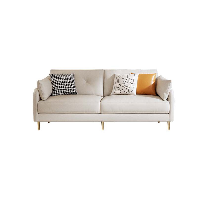 Stain Resistant Stationary Faux Leather Living Room Pillow Top Arm Cushions Seating