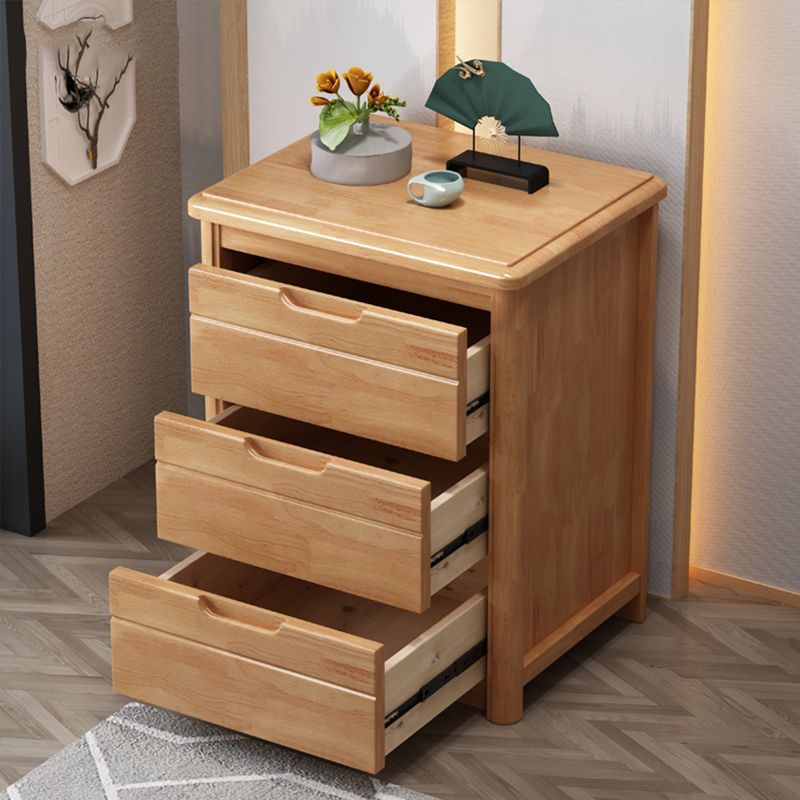 Bedroom Dresser Vertical Solid Wood Storage Chest with 3 / 4 / 5 Drawers