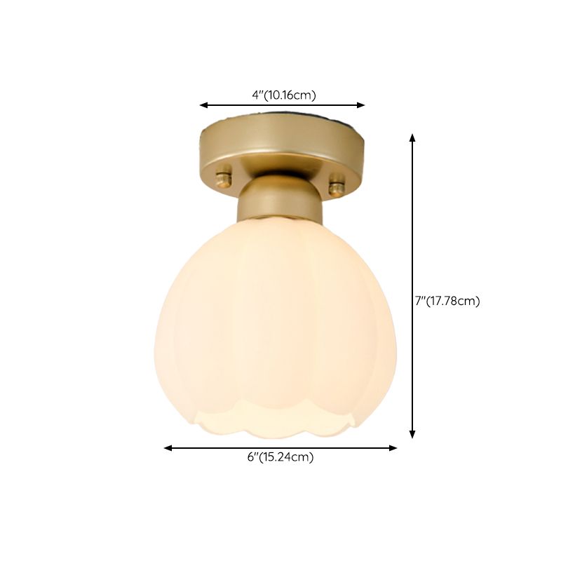 Modern Simple Metal Ceiling Light Ball Shape Ceiling Lamp for Living Room
