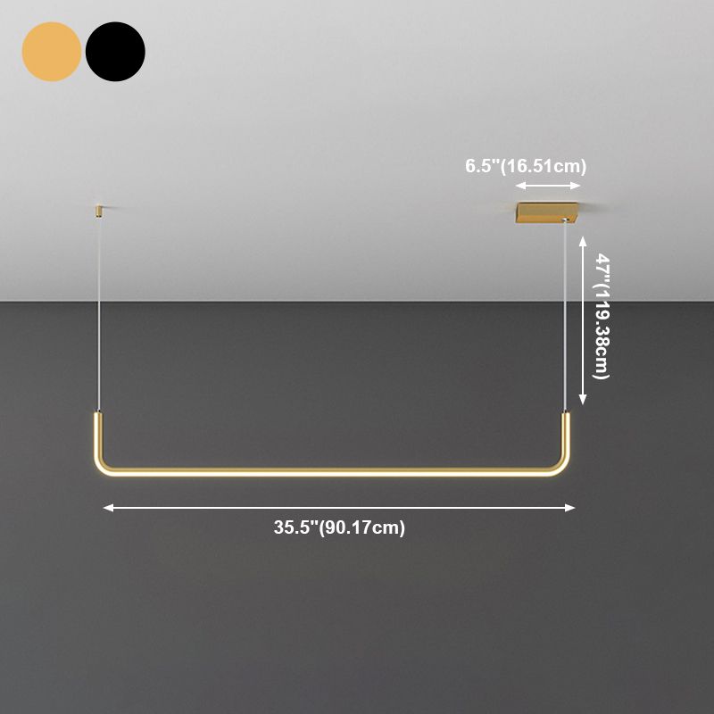 LED MODERNE LED LEIL SIMPLE SIMPLE PRENDANT PRENDANT LEMILTURE POUR LA RABLÈTE