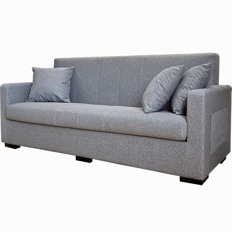 Living Room Contemporary Biscuit Back Square Arm Stationary Sofa
