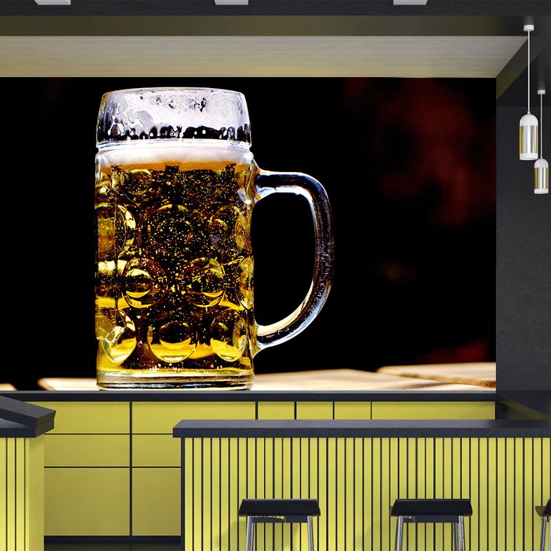 Beer Mural Wallpaper Contemporary Photography Commercial Use Wall Covering