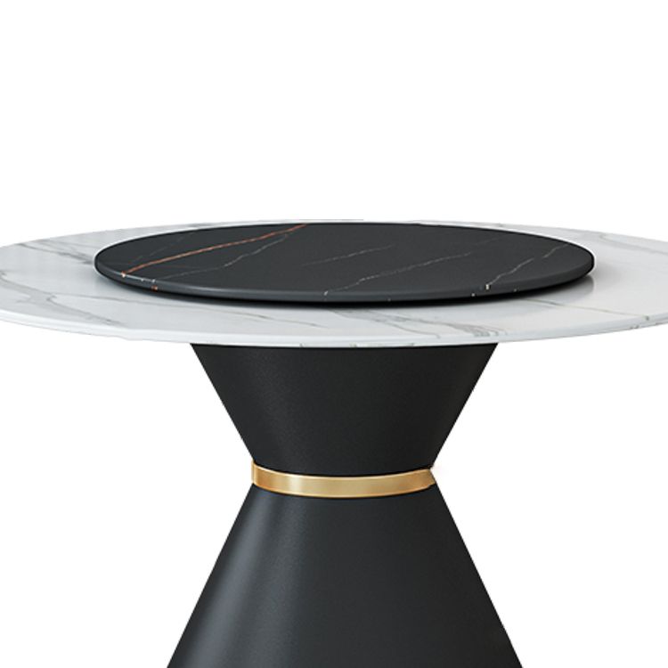 1/2/7/9 Pcs Metal Modern Dining Room Set with Round Indoor Table Dining Set