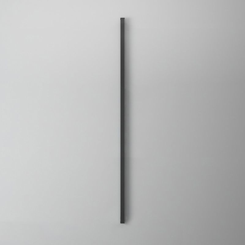 Lampade a parete lineare in stile moderno Idee di illuminazione da parete 1 in nero