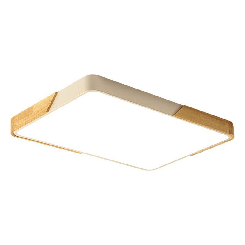 1 Light Geometric Flush Mount Contemporary Metal Ceiling Light Fixture