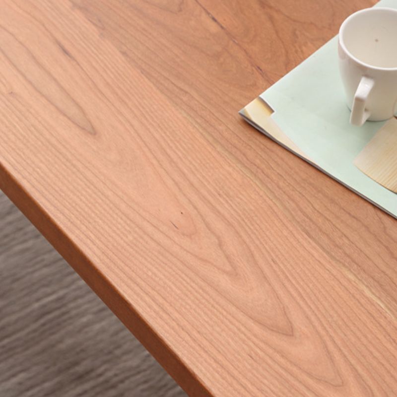 Modern Style Dining Table Rectangle Wood Top Table for Dining Room