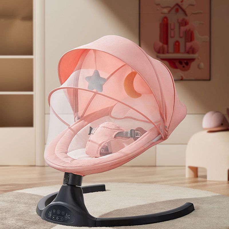 Electric Bedside Oval Bassinets Washable Side Crib Machine for Bedroom