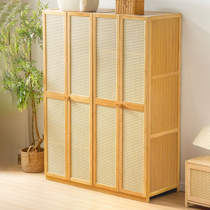 Modern Style Wardrobe Cabinet Wooden Wardrobe Armoire with Shelves