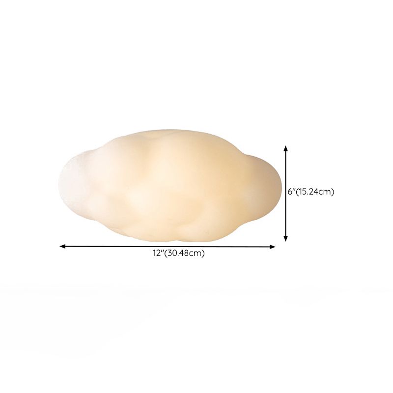 LED White Ceiling Light Modernism Flush Mount Lighting for Restaurant Foyer