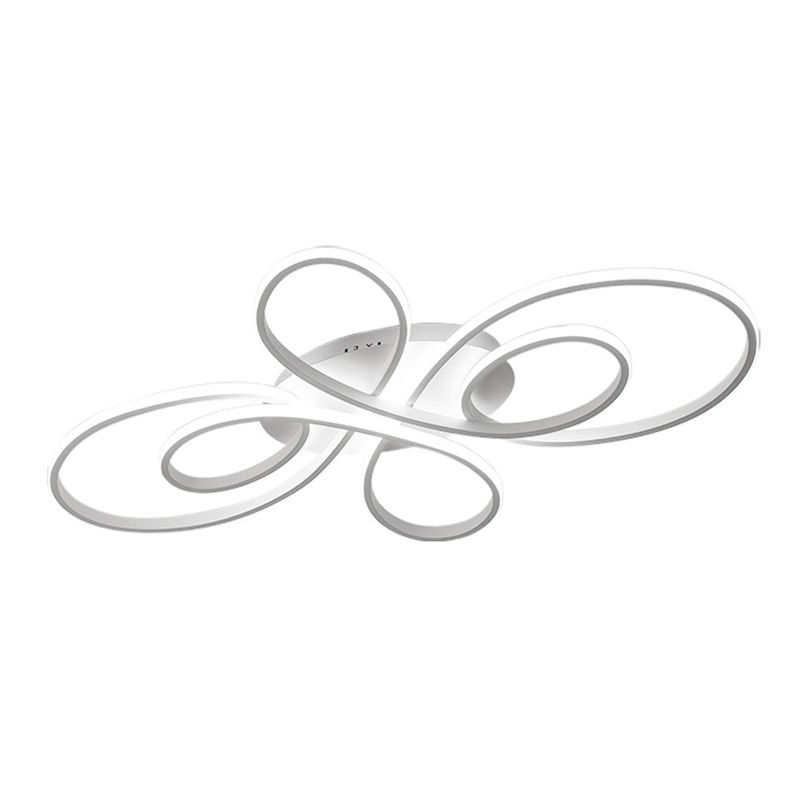 Lumière montée sur le ruban à lampe à chasse à lame à floraison simpliste LED semi-fluste plafond plafond Light