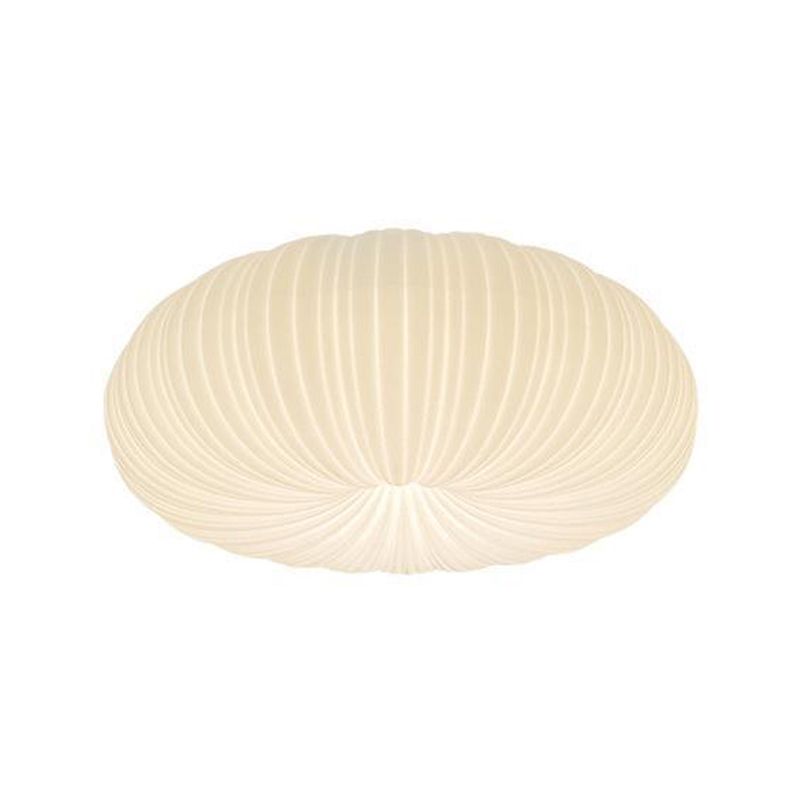 Single Contemporary White Flush Mount Lighting LED Acrylic Ceiling Light for Foyer