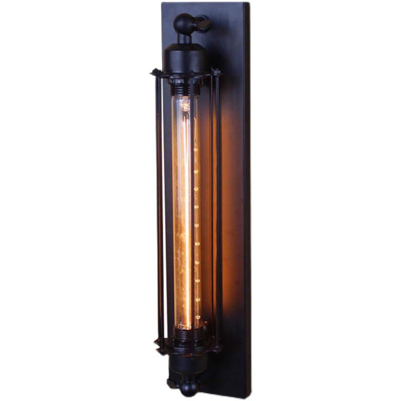 Industrial 1 / 2 / 3 / 4 - Light Wall Mounted Light - Wrought Iron Tube Wall Light