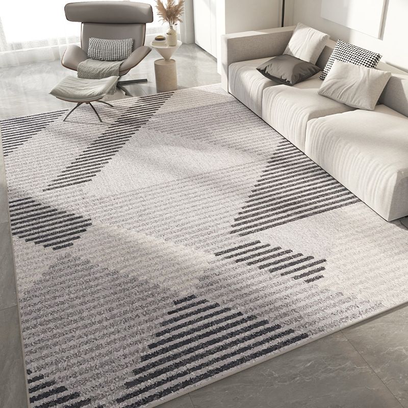 Orange einfacher Teppichblendstücke Teppich Fleckenfestem Teppich für Wohnkultur