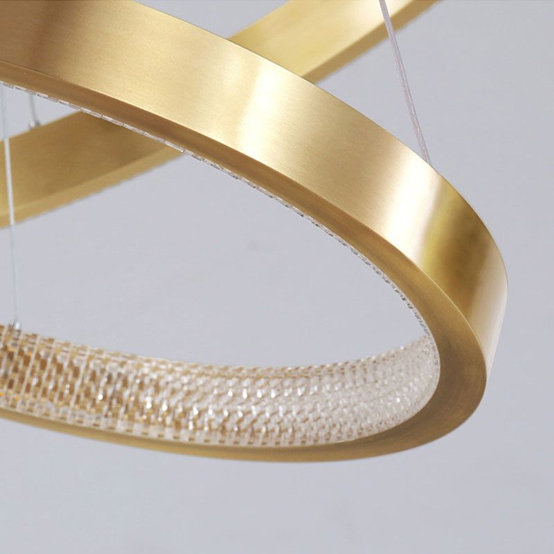 Moderner einfacher charakteristischer Stil LED Hängende Kronleuchter Licht für Wohnzimmer Esszimmertreppe