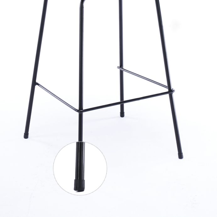 Industrial Style Metal Bar Stool Footrest Counter Stool for Restaurant