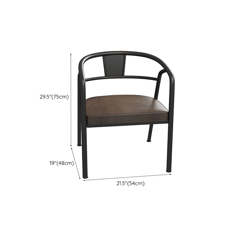 Industrial 1/2/5/7 Pieces Furniture Solid Wood Rectangle Dining Table Set in Brown