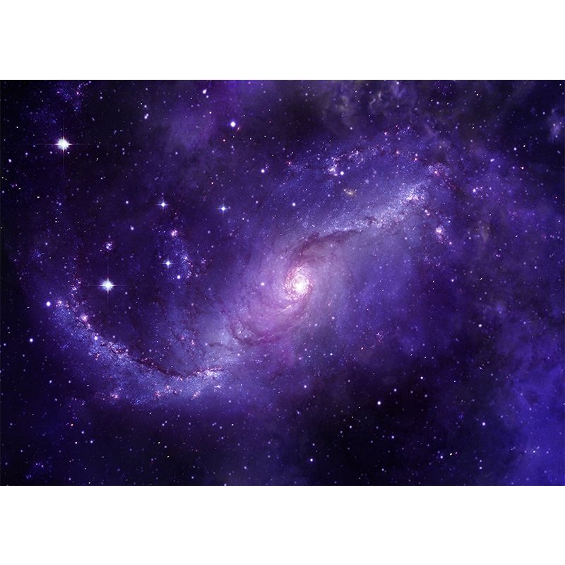 Star Universe Wall Mural Full Size Wall Covering for Sleeping Room, Waterproofing