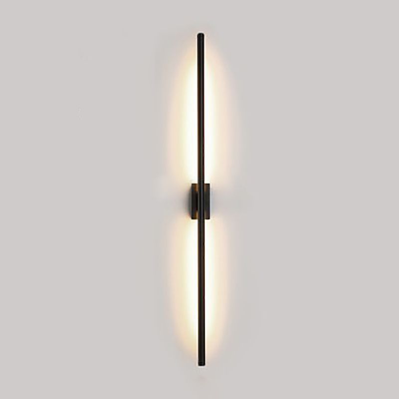 Moderner Stil linearer LED -Wandlampe Metall 1 leichte Wandmontagelampen für Wohnzimmer