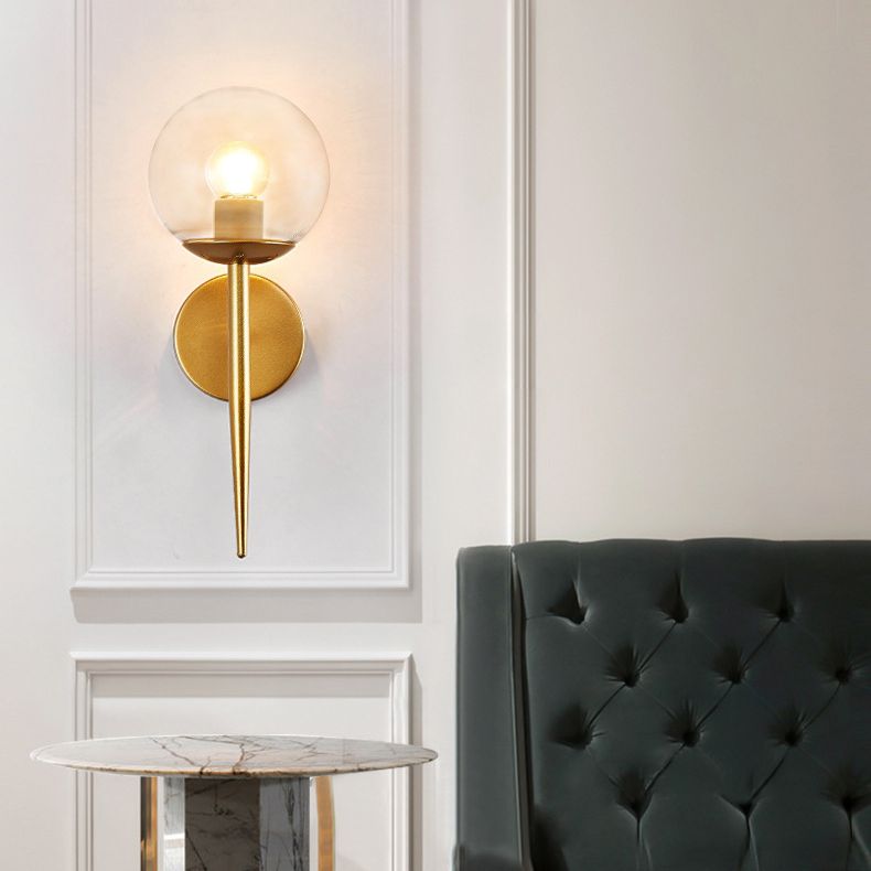 Lampada con applique a matita Stipce moderno in vetro in vetro illuminazione montata a parete