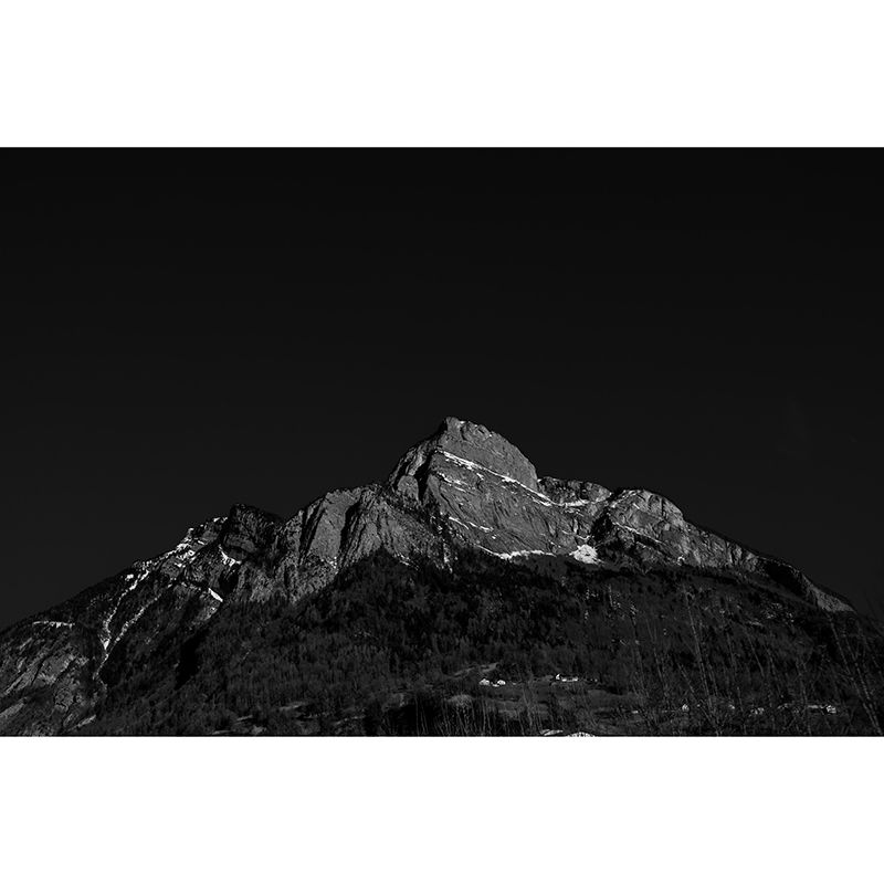 Photography Stain Resistant Mural Wallpaper Mountain Range Indoor Wall Mural