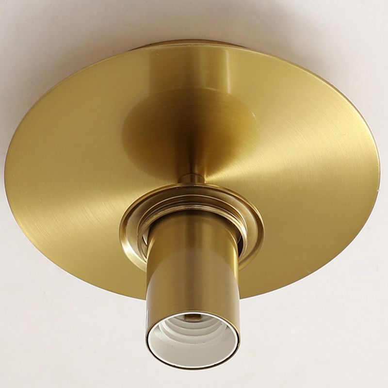 1 Light Spherical Ceiling Light Modern Style Glass Ceiling Lighting for Dining Room