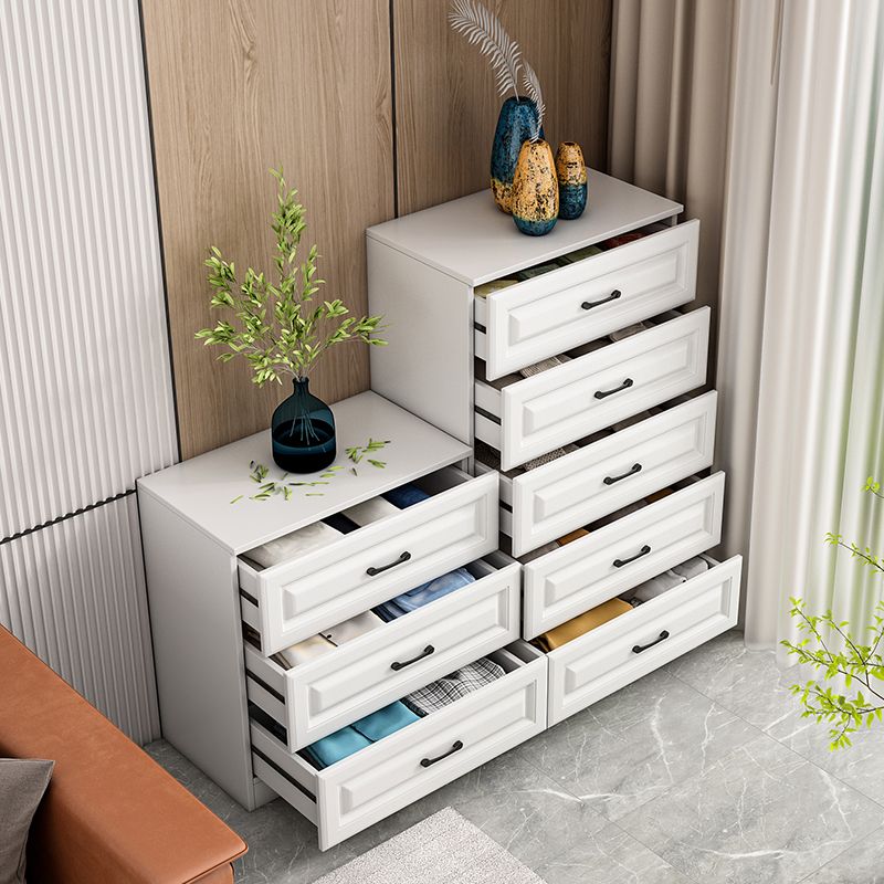 Wood Standard Side Cabinet Stain Resistant Storage Cabinet with Drawers