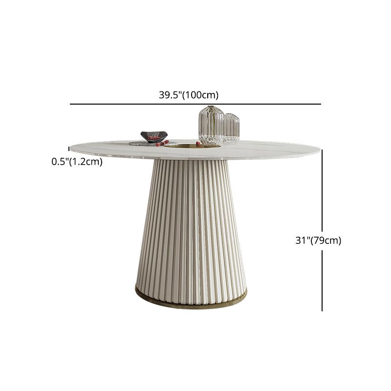 Glam 1/2/3/4/7 Pieces Dining Set Sintered Stone Dining Table Set for Dining Areas