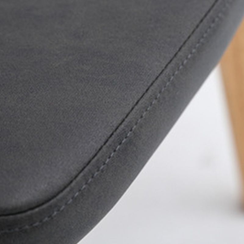 Armless Chair17.5"L x 19.6"W x 33.2"H Solid Wood Frame Chair for Living Room