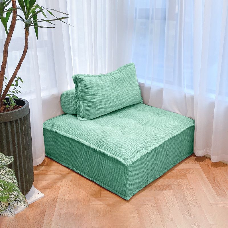 Linen Chair 31.4" L x 31.4" W x 27.5" H Armless Chair for Living Room