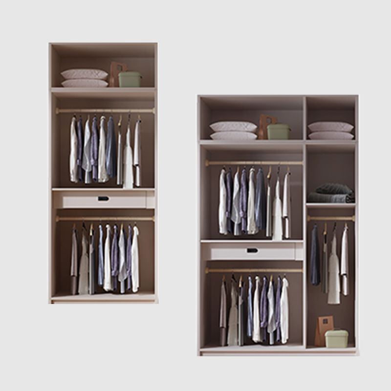 Bedroom Soft Close Doors Armoire Modern Style Wooden Wardrobe Cabinet