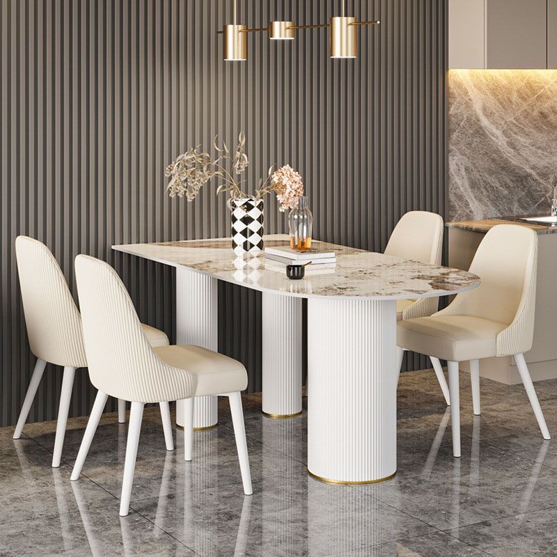 Designer Style 1/4/5 Pieces Dining Set Sintered Stone Dining Table Set