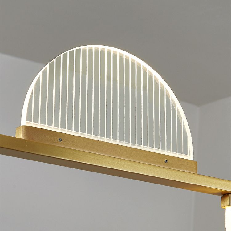 Metal Linear Island Pendant Lights Modern Multiple-Light Island Pendant Lighting