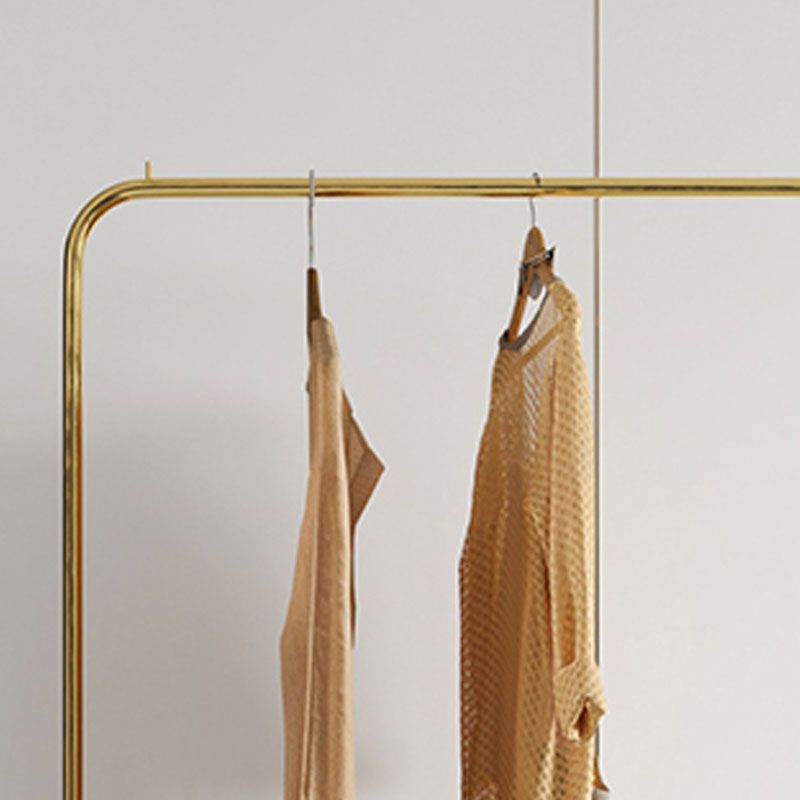 Leisure Metal Hall Tree Solid Color Stainless Steel Coat Rack